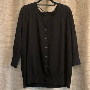 Plus size 22/24 Lane Bryant black cardigan